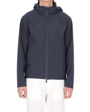 Herno Elegant Lightweight Mini Coat - Blue