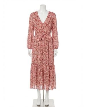 Z Supply Della Floral Maxi Dress - Red