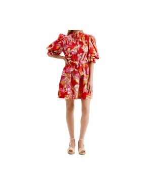 tyler boe Lydia Mini Dress - Red