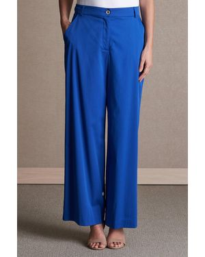 Iris Setlakwe Relaxed Wide Leg Pant - Blue