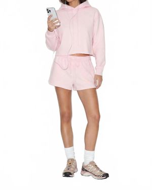 Jac Parker Weekend Raw Edge Short - Pink