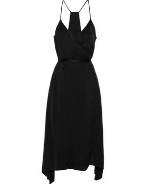 Enza Costa The Wrap Dress - Black