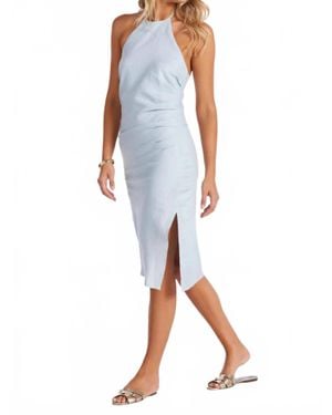 Bishop + Young Positano Halter Dress - Blue
