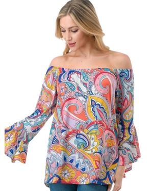 VAVA Eyewear Julia Off Shoulder Top - White