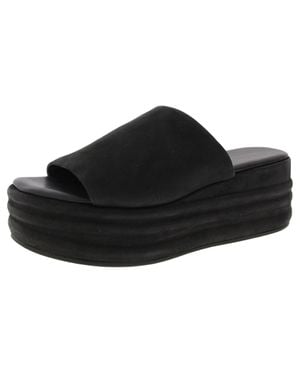 Free People Harbor Platform Sandals - Black