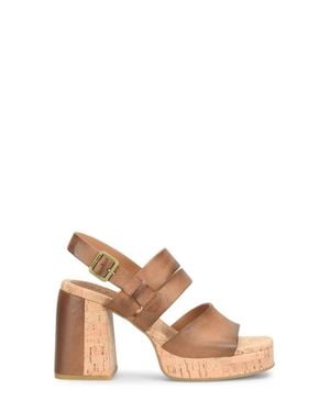 Kork-Ease Maxi Colorblock Cork Heel - Brown