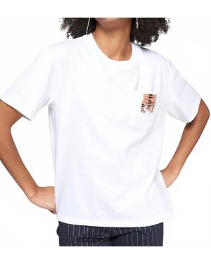 Vilagallo Tiger Short Sleeve T-Shirt - White