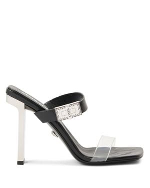 Versace Calf Leather Sandals - White