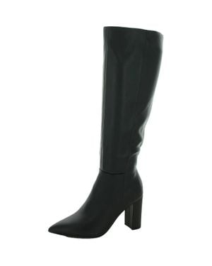 Marc Fisher Groovey Boots Faux Leather Knee-High Zpo3491 - Black