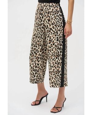 Joseph Ribkoff Animal Print Pull On Culotte Pants - Multicolor