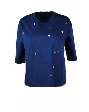 Suzusan Cotton T-Shirt - Blue