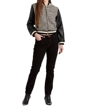 Another Love Janel Tweed Mixed Jacket - Black