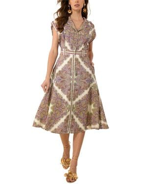 Hale Bob Priscilla Midi Dress - Natural