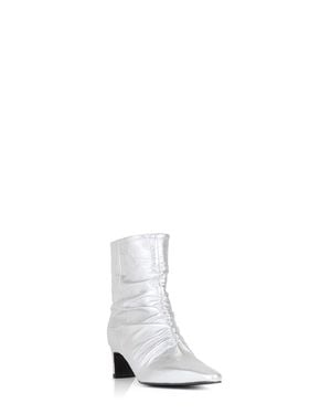 Reike Nen Rushy Leather Ankle Boots - White