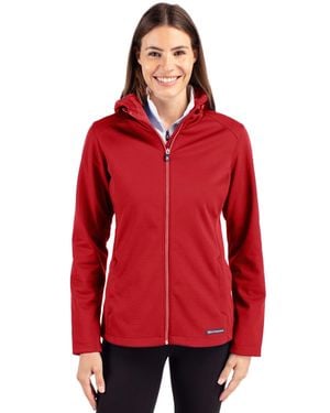 Cutter & Buck Evoke Eco Softshell Recycled Full Zip Jacket - Red
