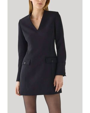 Veronica de Piante Elsie Long Sleeve Dress - Blue