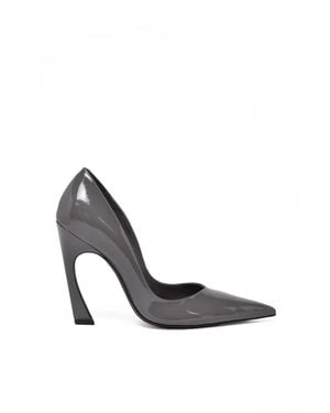 SCHUTZ SHOES Patent Leather Pumps - White
