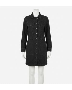 Faherty Michelle Denim Dress - Black