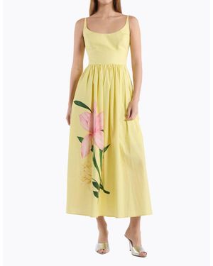 CHRISTY LYNN Nixie Midi Dress - Yellow