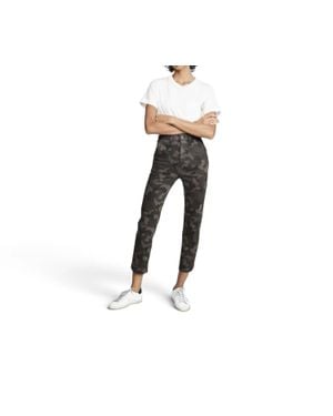 DL1961 Florence Skinny Mid Rise Instasculpt Crop Jeans - Black