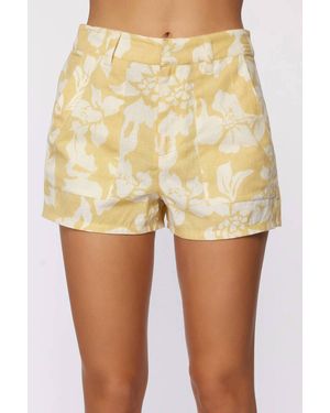 O'neill Sportswear Garcia Floral Shorts - Yellow