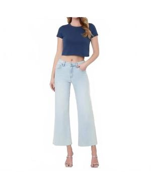 VERVET BY FLYING MONKEY Advantages High Rise Crop Jean - Blue