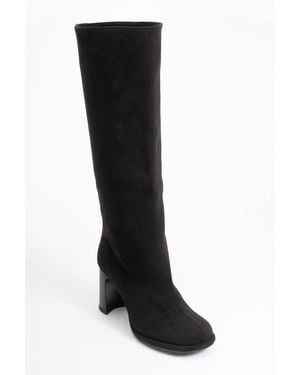 Prologue Shoes Josette Block Heel Knee High Boot - Brown