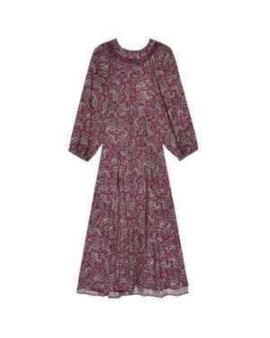 The Great Naples Midi Dress - Purple