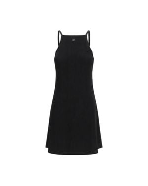 Courreges Viscose Casual Dress - Black