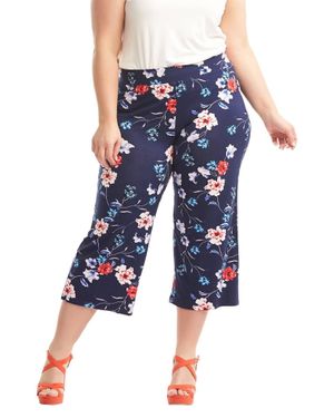 Tart Collections Madison Plus Crop Pants - Blue