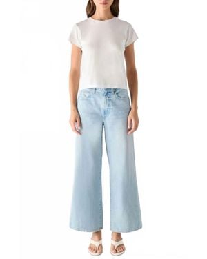 Amo Denim Frida Crop Jeans - Blue