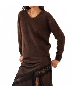 Choklate Paris Andrea Brushed Sweater - Brown