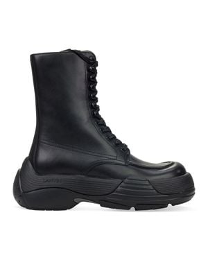 Lanvin Bottes Flash-X A Lacets Boots - Black