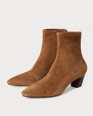 Loeffler Randall Doria Suede Ankle Boot - Brown