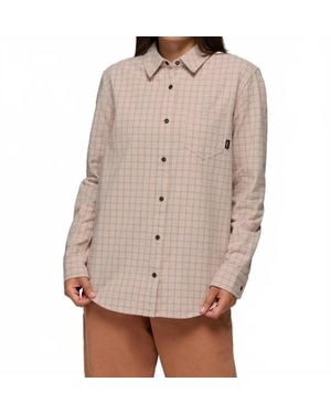 Prana Golden Canyon Flannel Shirt - Brown