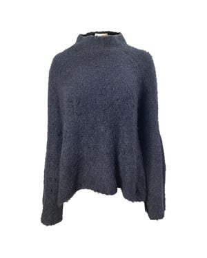 Ulla Johnson Amina Turtleneck Sweater - Blue