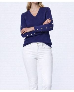 J'Envie/Eli Lucerne Long Sleeve Top - Blue