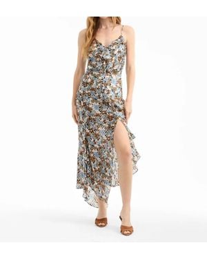 Veronica Beard Avenel Midi Dress - Metallic