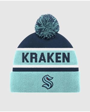 Starter Seattle Kraken Pom Beanie - Blue