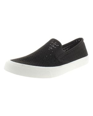 Sperry Top-Sider Seaside Nautical Suede Memory Foam Loafers - Black