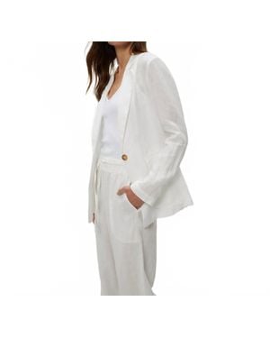 Michael Stars Lottie Blazer - White