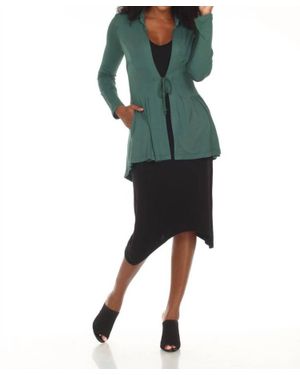 One Essence Vivica Victorian Pleated Jacket - Green