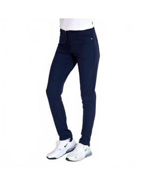 Abacus Sportswear Elite High Waist 4-Ways Stretch Golf Pants - Blue