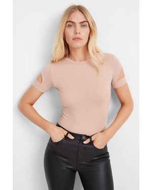 MARCELLA Kent Cutout Top - Pink