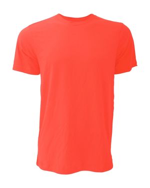 Bella Canvas Canvas Jersey Crew Neck Short Sleeve T-Shirt - Red