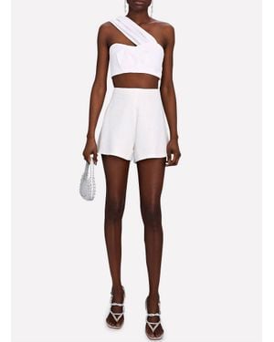 JBQ Amalia High Waist Shorts - White