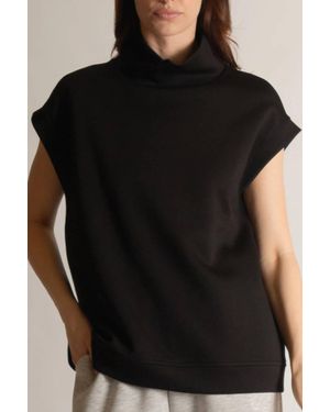 P.Cill Elison Mockneck Top - Black