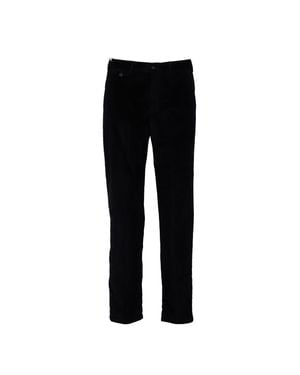 PT01 Liam Chino 500 Wales Stretch Corduroy Chiino Pants - Black