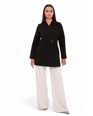 Alaska® Outerwear Opera Cashmere Blend Overcoat - Black