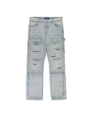 Amiri Denim Carpenter Light Skinny Jeans - Blue